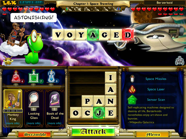 Bookworm Adventures: Astounding Planet Screenshot 1