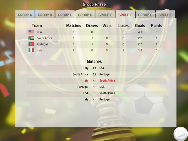 Soccer Cup Solitaire Screenshot 1