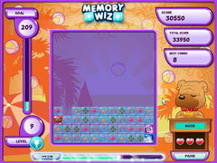 Memory Wiz game screenshot