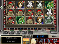 Reel Deal Slot Quest: Alice in Wonderland game screenshot