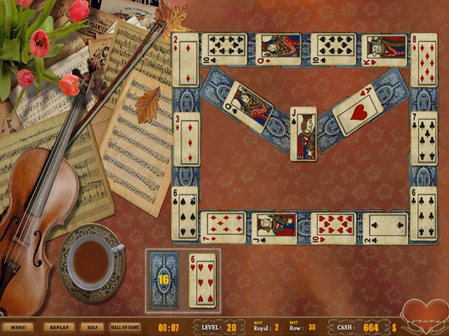 Royal Challenge Solitaire Screenshot 1